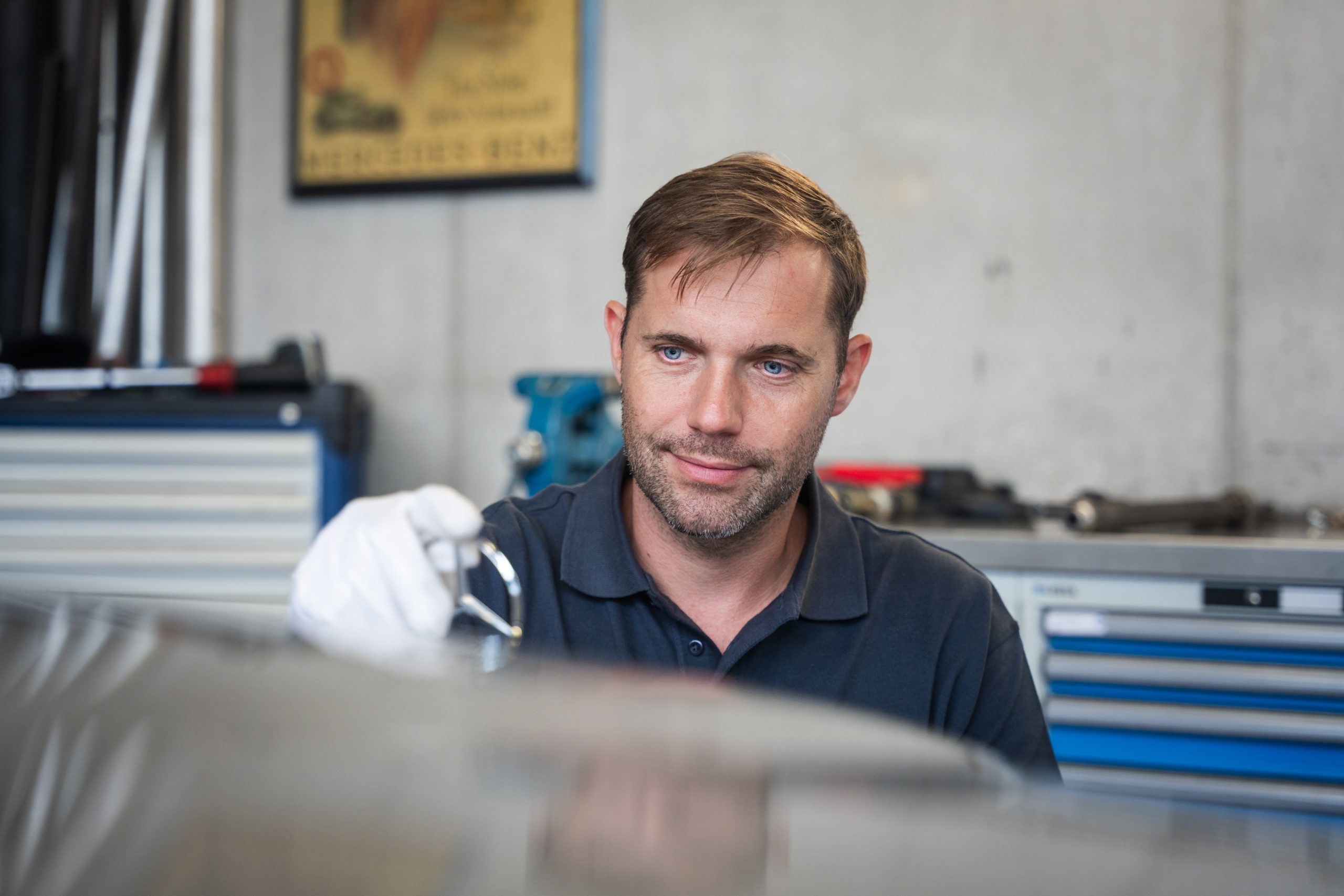 Mann bei Pappas Classic in Salzburg, digitaler Marketing-Experte.