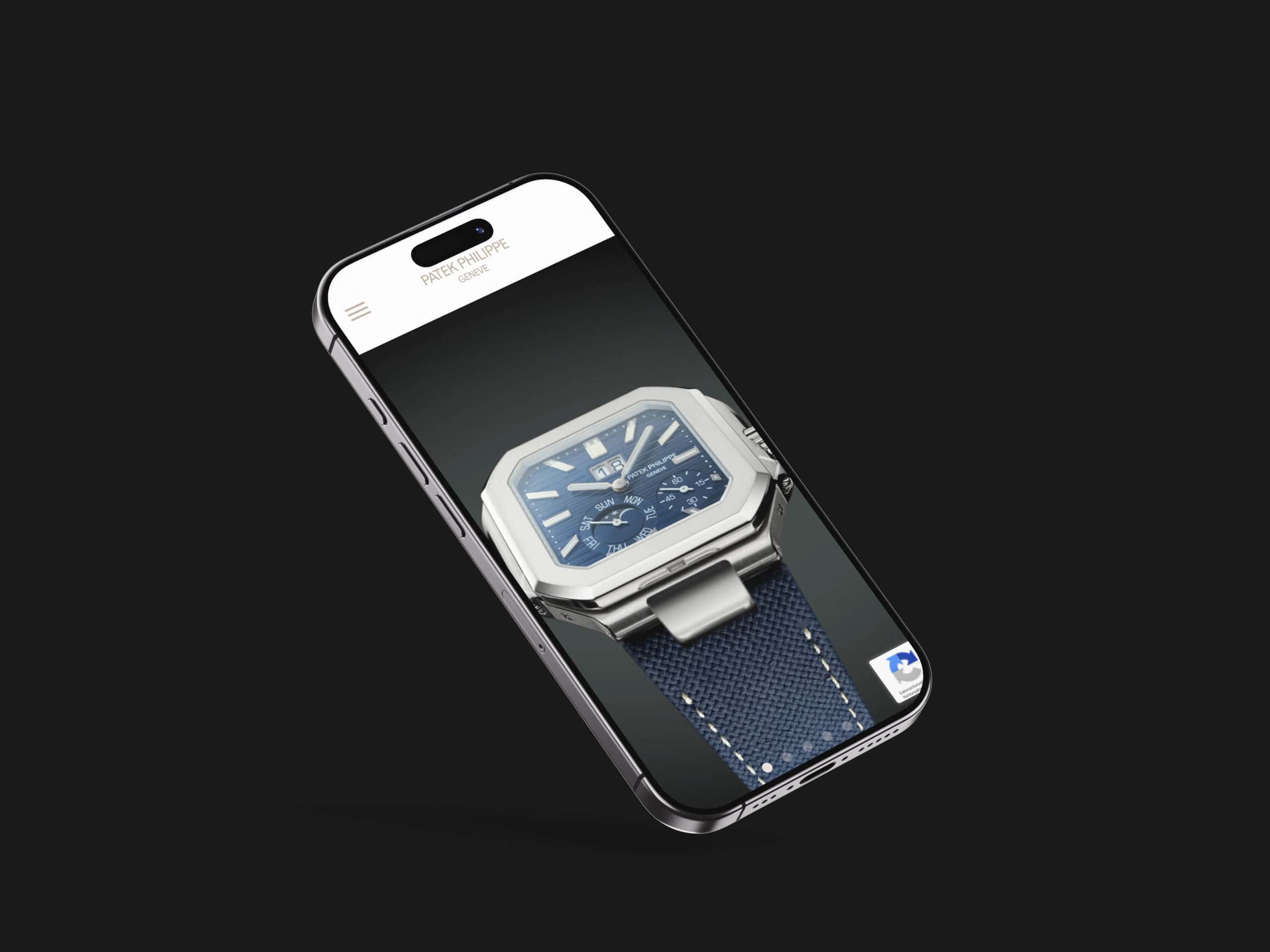 Uhr auf Smartphone-Display, modern und stilvoll, bei Beyond Digital Salzburg.