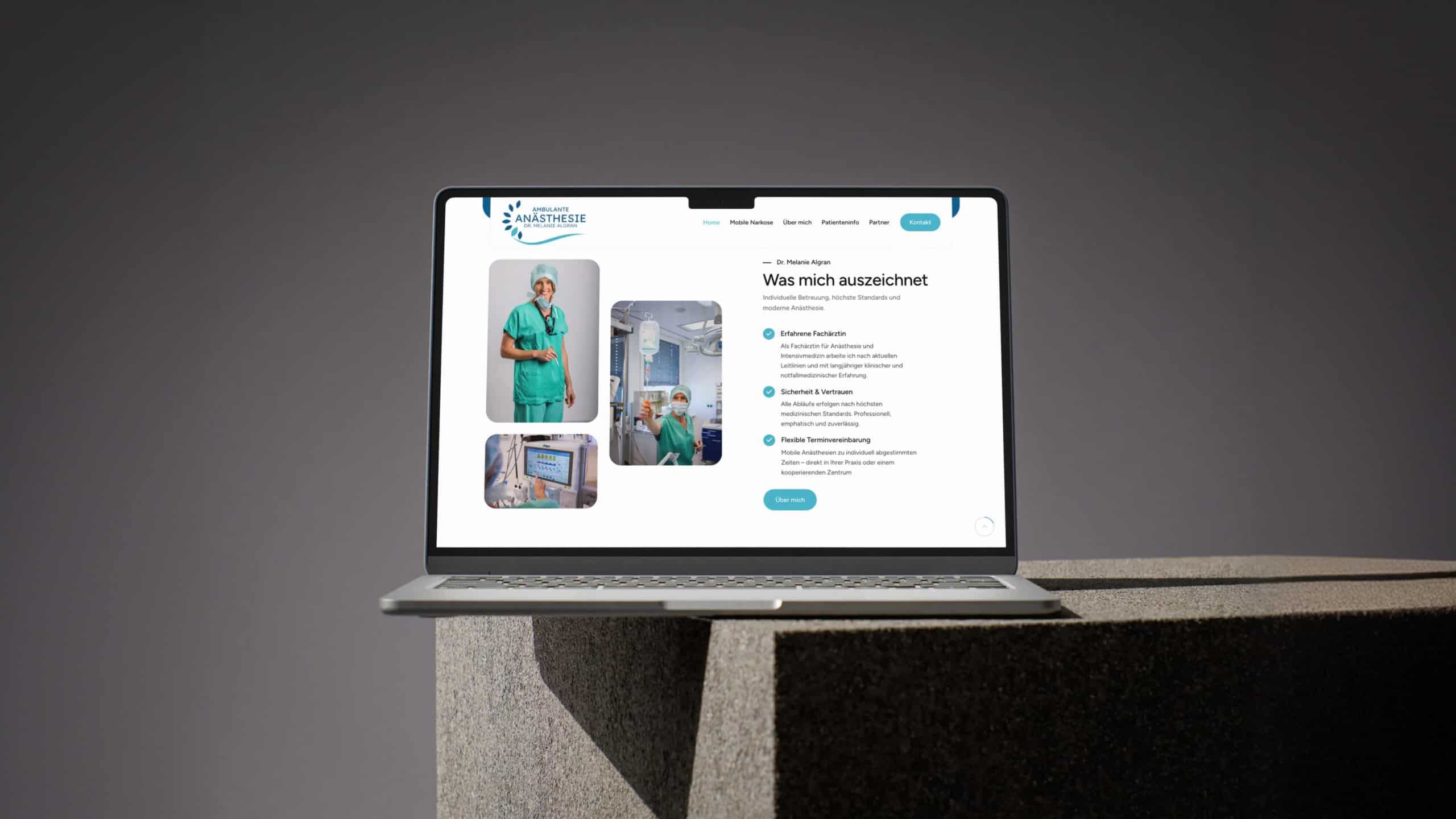 Digitalagentur Salzburg präsentiert innovative Weblösungen für Dr. Melanie Algran.